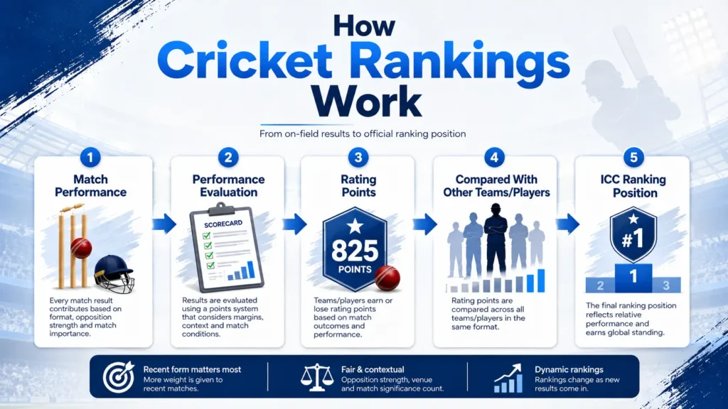 how cricket rankings work